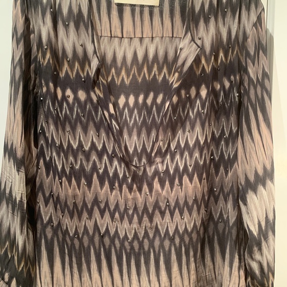 Graham & Spencer Silk Tunic Top - Picture 1 of 4